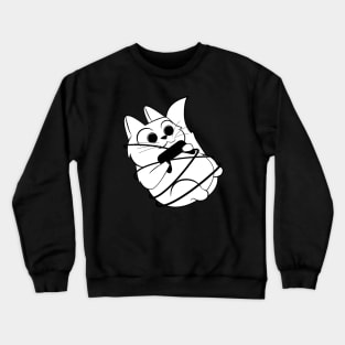 Tangled Gamer Cat Crewneck Sweatshirt